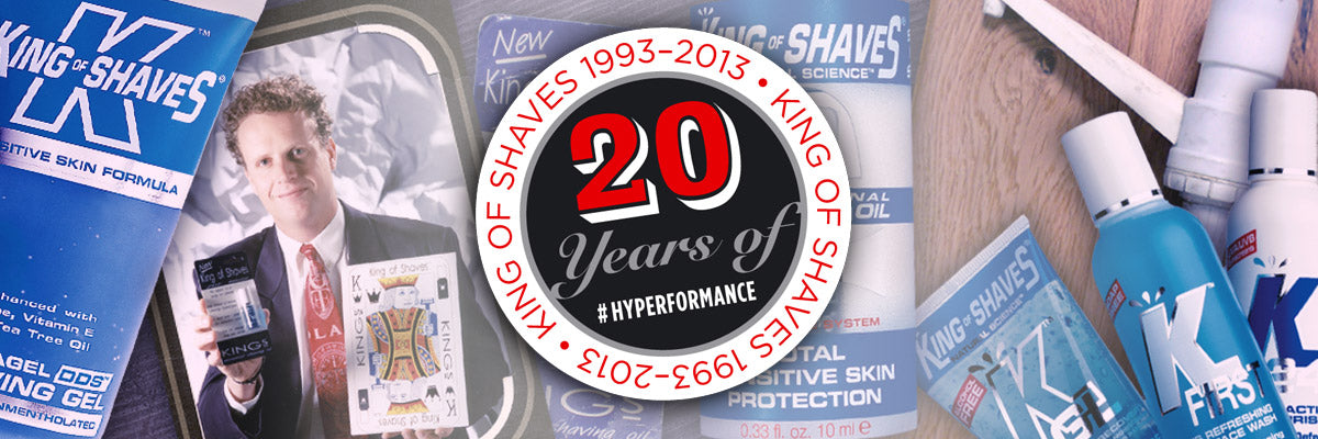 Celebrating 20 years of King of Shaves