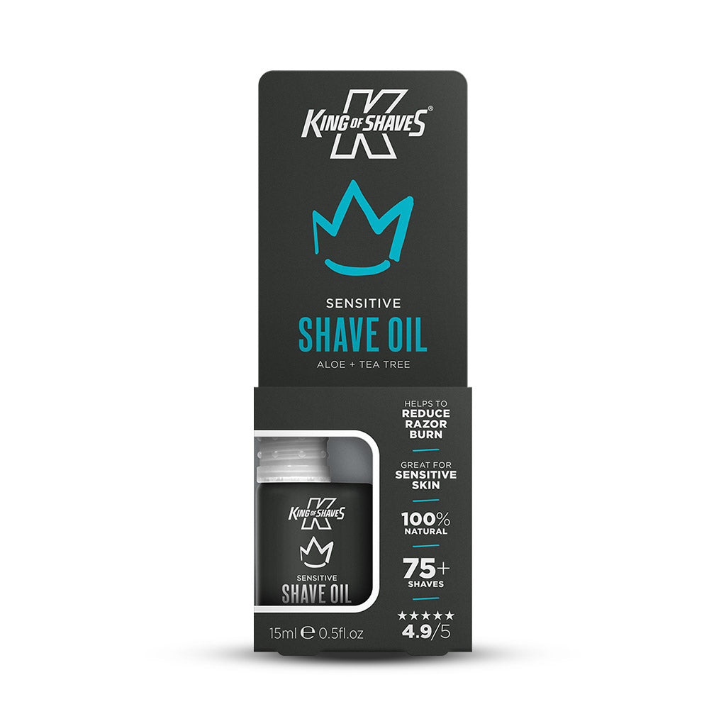 King of Shaves Sensitive Shave Oil (15ml) 100% Natural