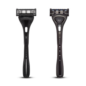 King of Shaves K5 Five Blade Razor handle front and rear
